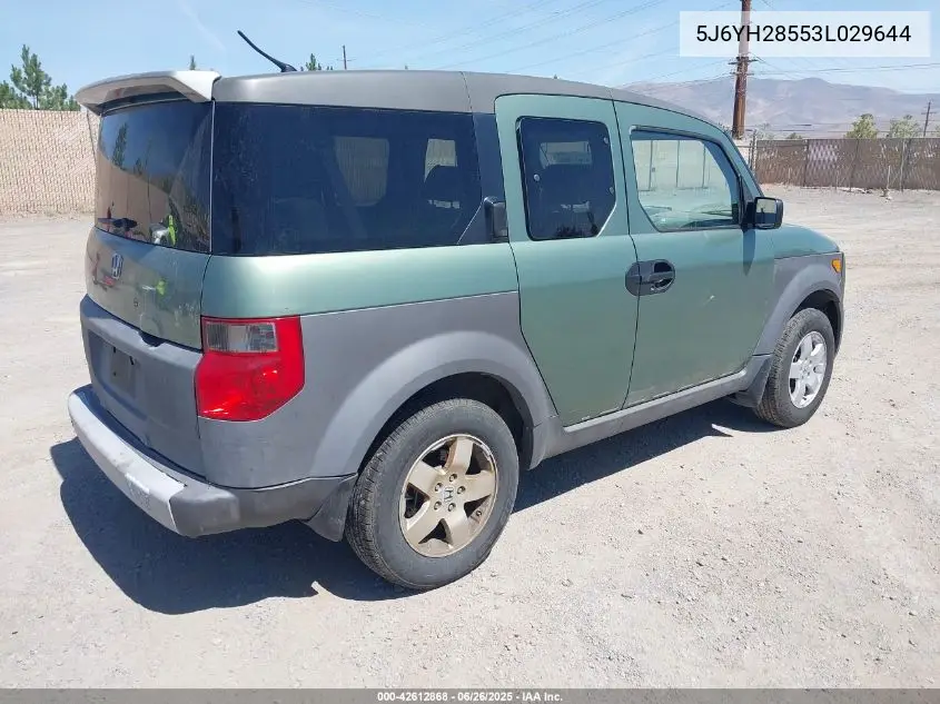 2003 Honda Element Ex VIN: 5J6YH28553L029644 Lot: 42612868