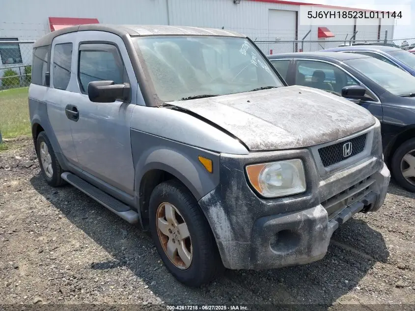 2003 Honda Element Ex VIN: 5J6YH18523L011144 Lot: 42617218