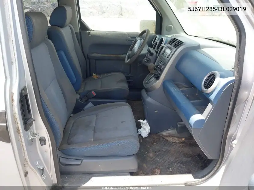 2003 Honda Element Ex VIN: 5J6YH28543L029019 Lot: 42635732