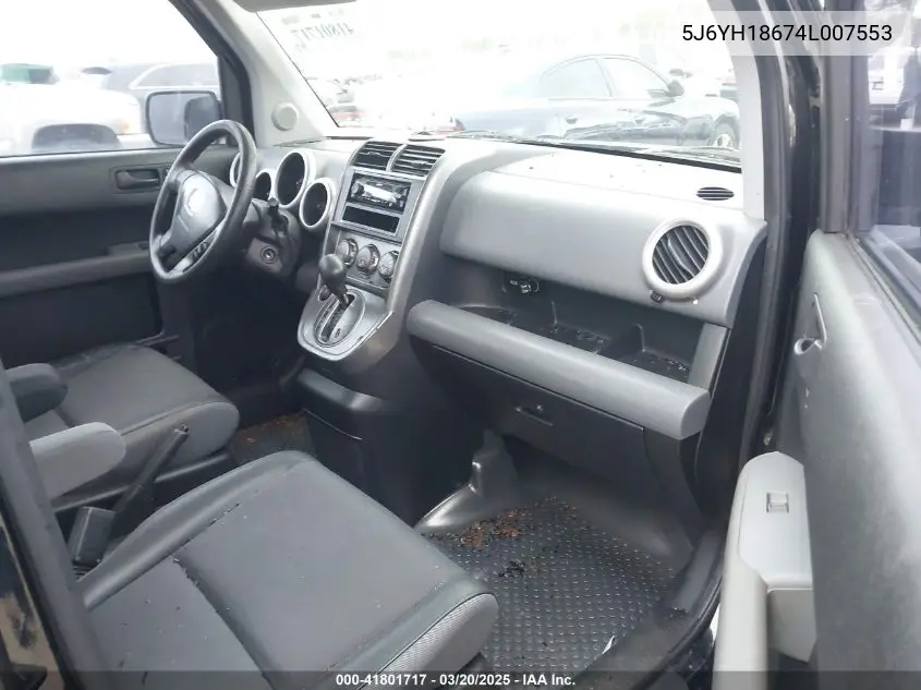 2004 Honda Element Ex VIN: 5J6YH18674L007553 Lot: 41801717