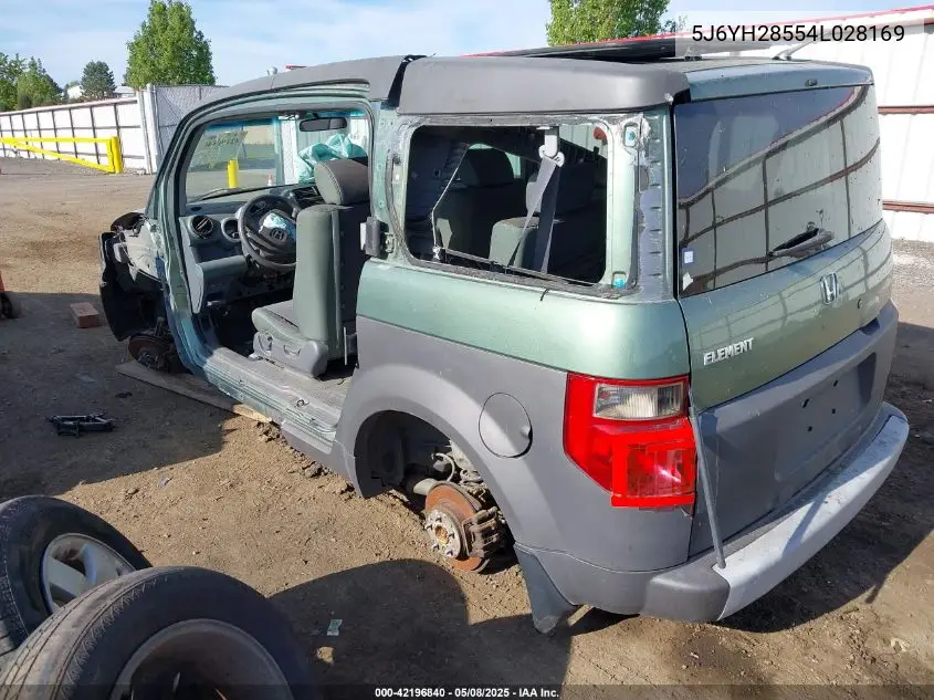 2004 Honda Element Ex VIN: 5J6YH28554L028169 Lot: 42196840