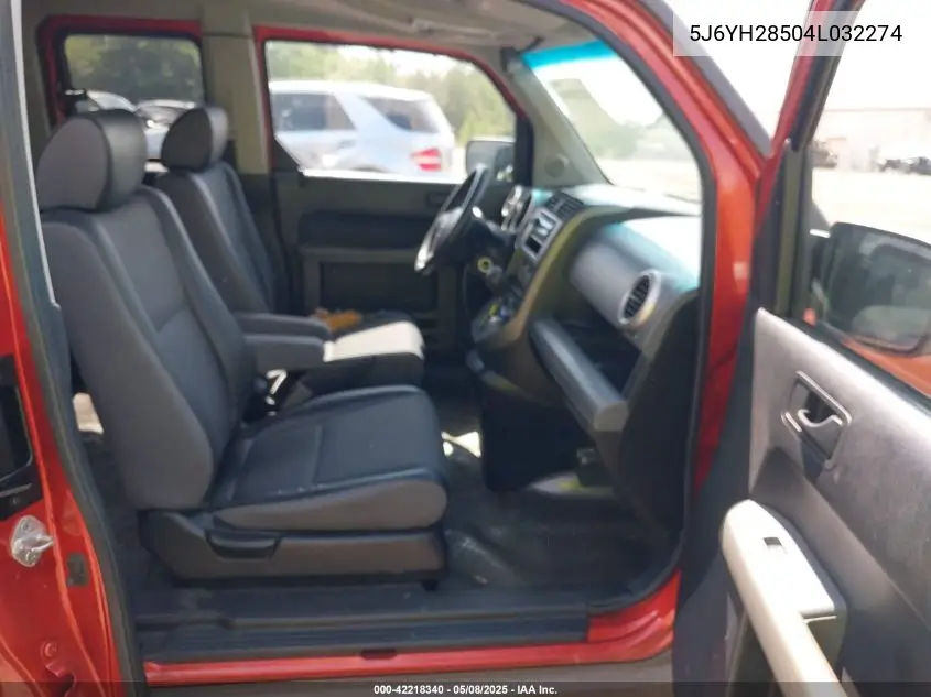 2004 Honda Element Ex VIN: 5J6YH28504L032274 Lot: 42218340