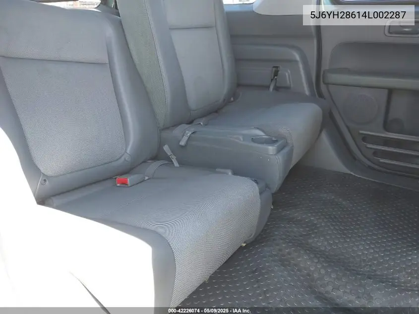 2004 Honda Element Ex VIN: 5J6YH28614L002287 Lot: 42226074