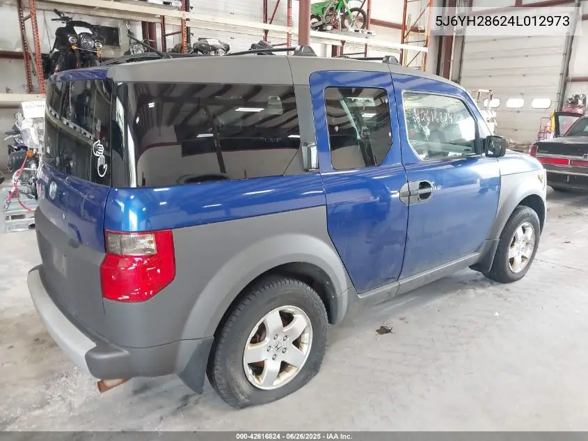 2004 Honda Element Ex VIN: 5J6YH28624L012973 Lot: 42616824