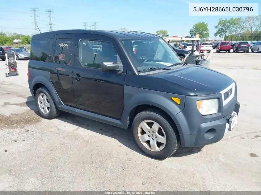 2005 Honda Element Ex VIN: 5J6YH28665L030796 Lot: 42244839