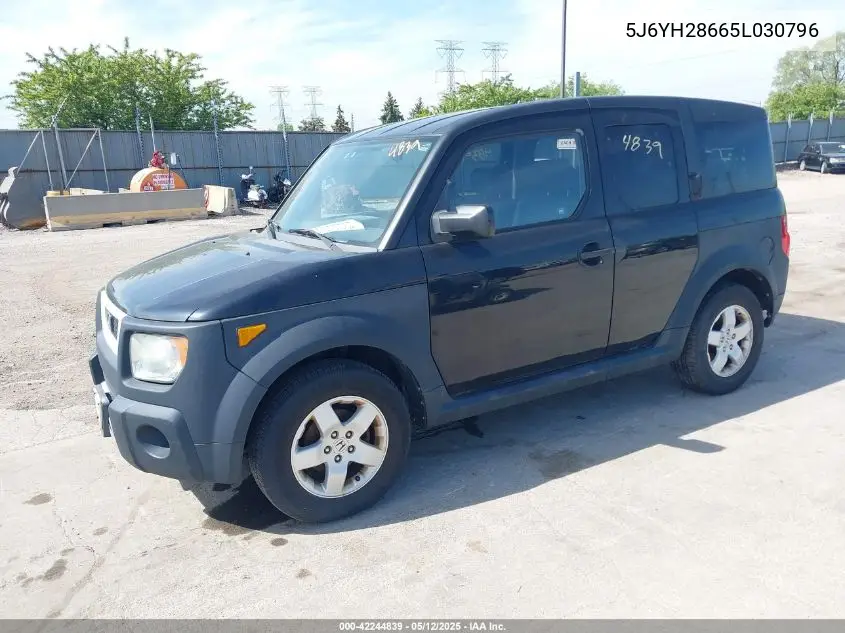 2005 Honda Element Ex VIN: 5J6YH28665L030796 Lot: 42244839