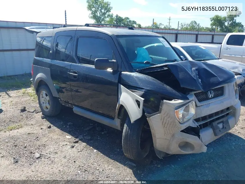 2005 Honda Element Lx VIN: 5J6YH18355L007123 Lot: 42554801