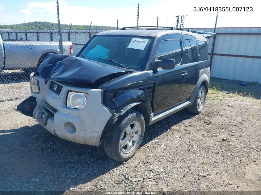 2005 Honda Element Lx VIN: 5J6YH18355L007123 Lot: 42554801