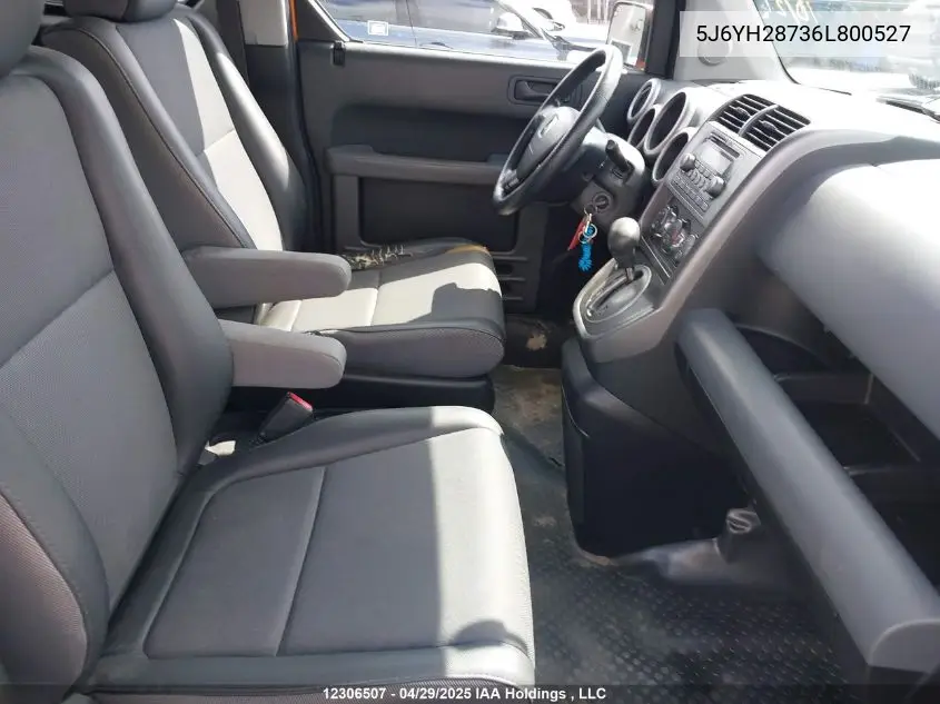 2006 Honda Element Y-Package VIN: 5J6YH28736L800527 Lot: 12306507X