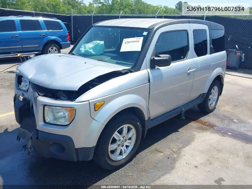 2006 Honda Element Ex-P VIN: 5J6YH18796L007534 Lot: 42059991