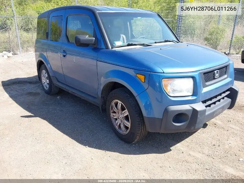 2006 Honda Element Ex-P VIN: 5J6YH28706L011266 Lot: 42239490