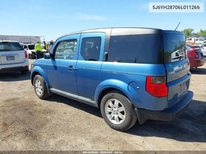 2006 Honda Element Ex-P VIN: 5J6YH28706L011266 Lot: 42239490