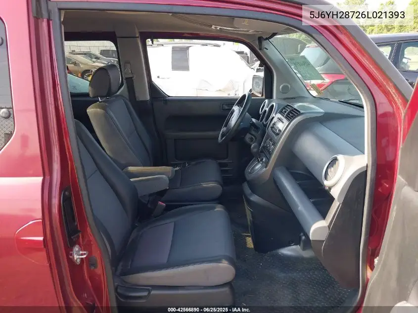2006 Honda Element Ex-P VIN: 5J6YH28726L021393 Lot: 42566890