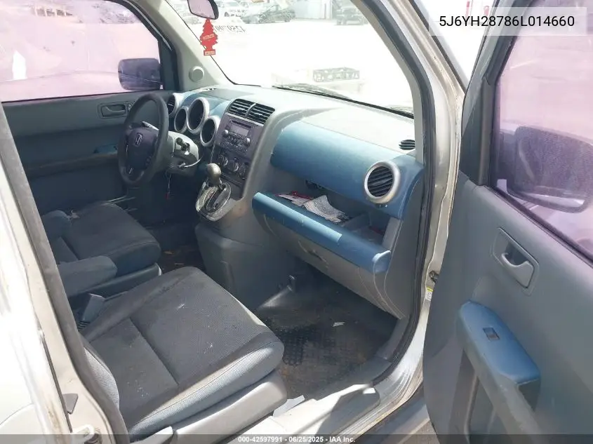 2006 Honda Element Ex-P VIN: 5J6YH28786L014660 Lot: 42597991