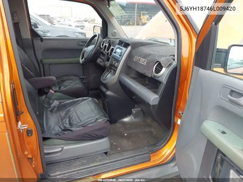 2006 Honda Element Ex-P VIN: 5J6YH18746L009420 Lot: 42598546