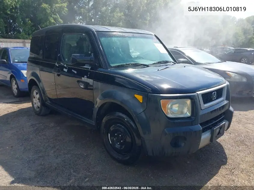 2006 Honda Element Lx VIN: 5J6YH18306L010819 Lot: 42632543