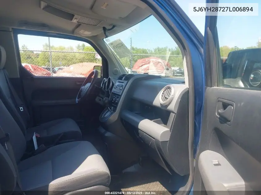 2007 Honda Element Ex VIN: 5J6YH28727L006894 Lot: 42221476