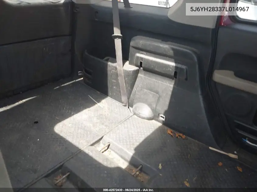 2007 Honda Element Lx VIN: 5J6YH28337L014967 Lot: 42572430