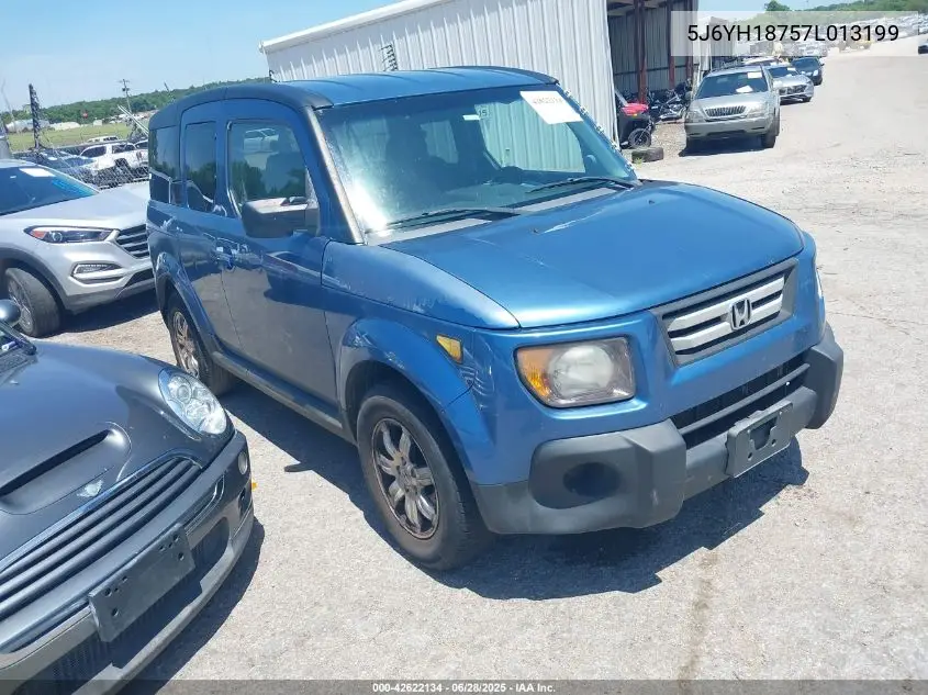 2007 Honda Element Ex VIN: 5J6YH18757L013199 Lot: 42622134