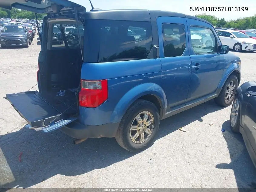 2007 Honda Element Ex VIN: 5J6YH18757L013199 Lot: 42622134