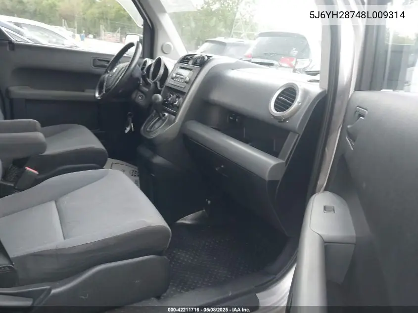 2008 Honda Element Ex VIN: 5J6YH28748L009314 Lot: 42211716