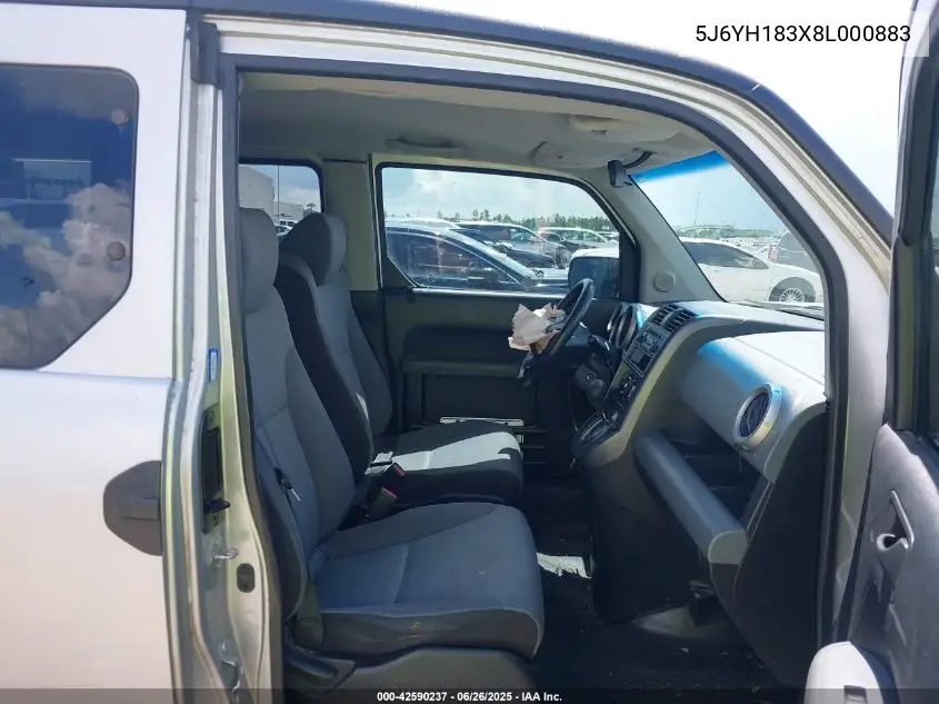 2008 Honda Element Lx VIN: 5J6YH183X8L000883 Lot: 42590237