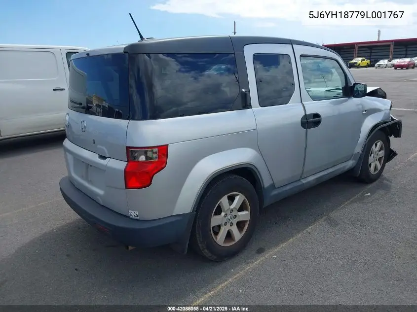 2009 Honda Element Ex VIN: 5J6YH18779L001767 Lot: 42088058