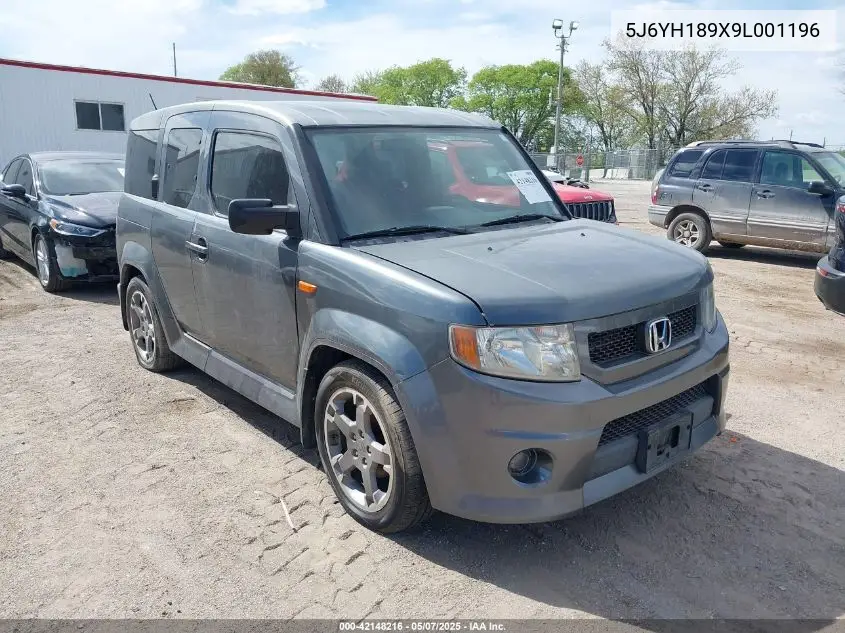 2009 Honda Element Sc VIN: 5J6YH189X9L001196 Lot: 42148216