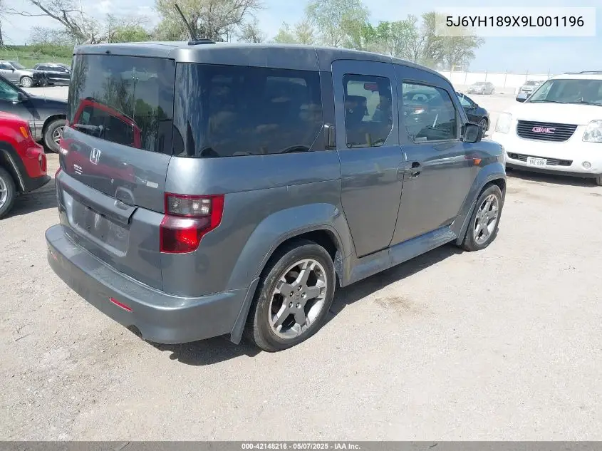 2009 Honda Element Sc VIN: 5J6YH189X9L001196 Lot: 42148216