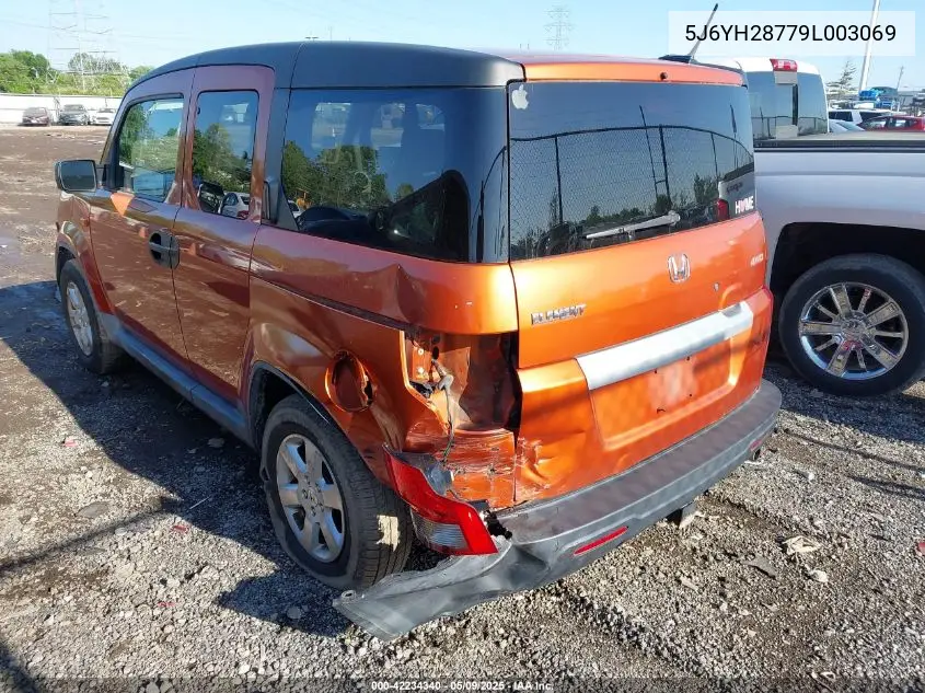 2009 Honda Element Ex VIN: 5J6YH28779L003069 Lot: 42234340