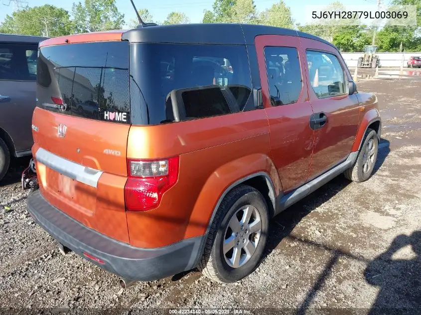 2009 Honda Element Ex VIN: 5J6YH28779L003069 Lot: 42234340