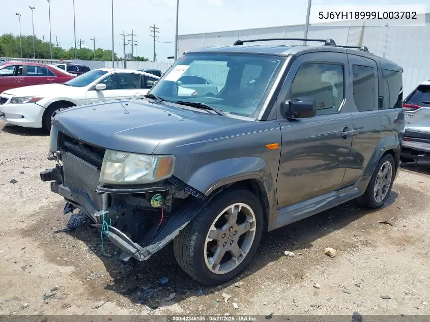 2009 Honda Element Sc VIN: 5J6YH18999L003702 Lot: 42346185