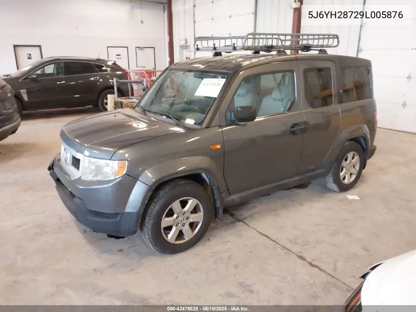 2009 Honda Element Ex VIN: 5J6YH28729L005876 Lot: 42476528