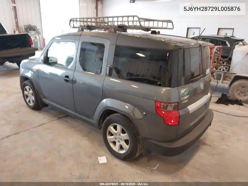 2009 Honda Element Ex VIN: 5J6YH28729L005876 Lot: 42476528