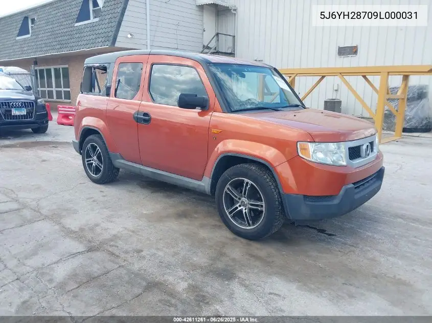 2009 Honda Element Ex VIN: 5J6YH28709L000031 Lot: 42611261