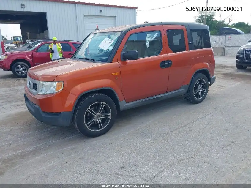 2009 Honda Element Ex VIN: 5J6YH28709L000031 Lot: 42611261