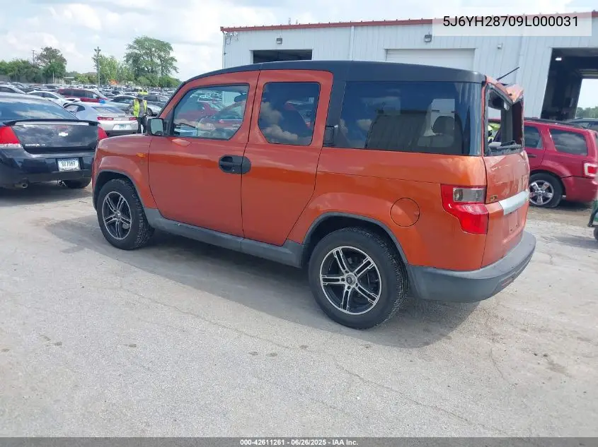 2009 Honda Element Ex VIN: 5J6YH28709L000031 Lot: 42611261