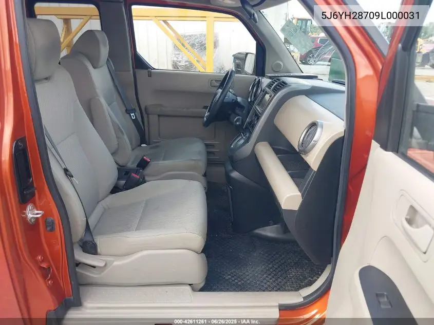 2009 Honda Element Ex VIN: 5J6YH28709L000031 Lot: 42611261