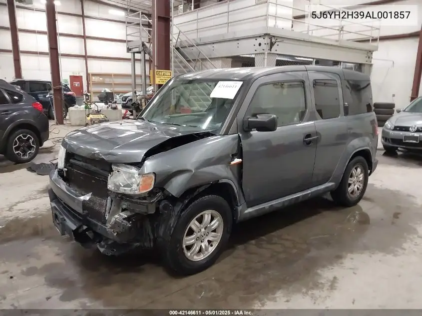 2010 Honda Element Lx VIN: 5J6YH2H39AL001857 Lot: 42146611