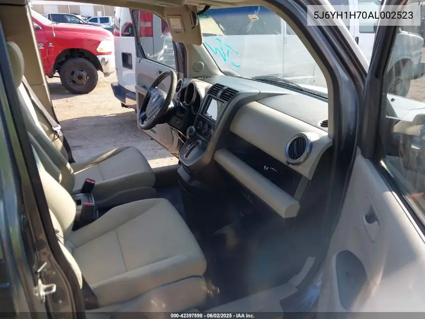 2010 Honda Element Ex VIN: 5J6YH1H70AL002523 Lot: 42397598