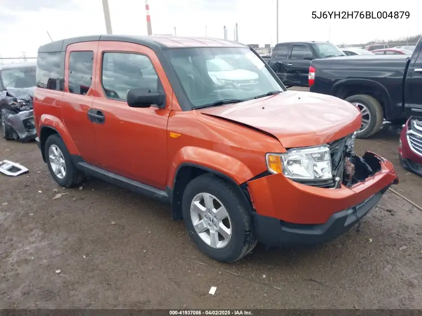 2011 Honda Element Ex VIN: 5J6YH2H76BL004879 Lot: 41937086