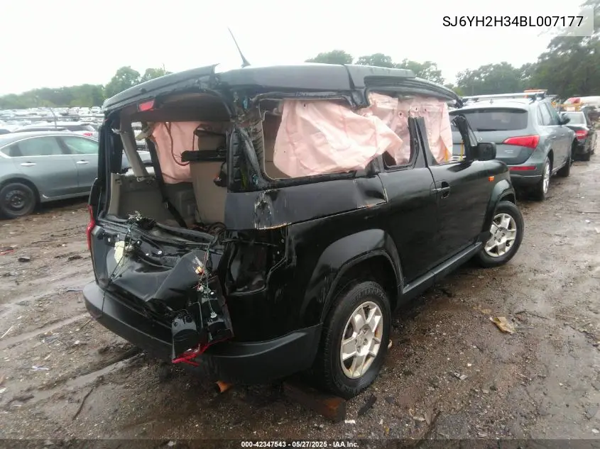 2011 Honda Element VIN: SJ6YH2H34BL007177 Lot: 42347543
