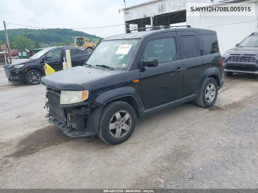 2011 Honda Element Ex VIN: 5J6YH2H70BL005915 Lot: 42411314