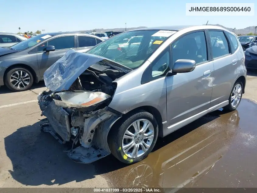 2009 Honda Fit Sport VIN: JHMGE88689S006460 Lot: 41837099
