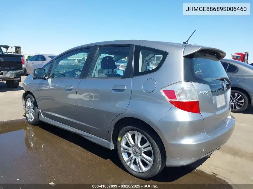 2009 Honda Fit Sport VIN: JHMGE88689S006460 Lot: 41837099