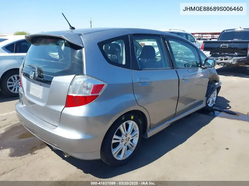 2009 Honda Fit Sport VIN: JHMGE88689S006460 Lot: 41837099
