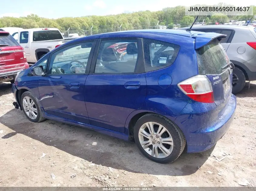 2009 Honda Fit Sport VIN: JHMGE88669S014637 Lot: 42253067