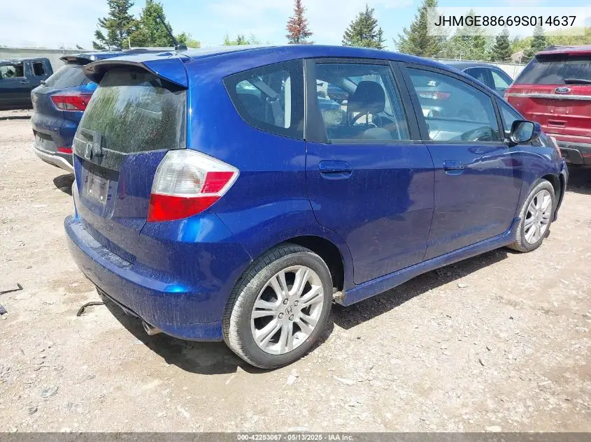 2009 Honda Fit Sport VIN: JHMGE88669S014637 Lot: 42253067