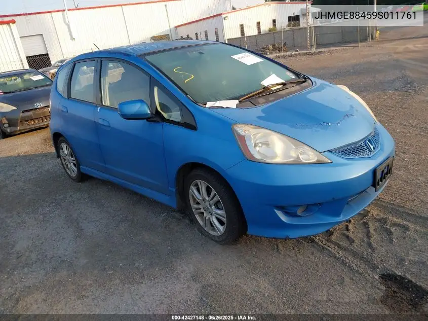 2009 Honda Fit Sport VIN: JHMGE88459S011761 Lot: 42427148