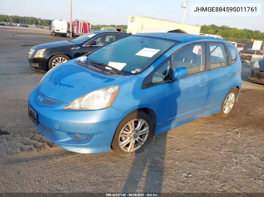 2009 Honda Fit Sport VIN: JHMGE88459S011761 Lot: 42427148